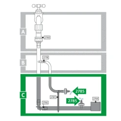 Hozelock End Of Line Pressure Compensating Dripper - 2785 -Hozelock 2785 abc