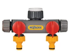 Hozelock 2252 2-Way Tap Connector 1/2 - 1in BSP
