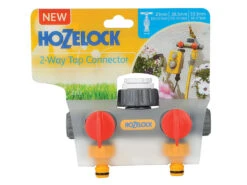 Hozelock 2252 2-Way Tap Connector 1/2 - 1in BSP -Hozelock HOZ2252 PACKSHOT