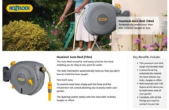 Hozelock Auto Reel 2485 With 10m Hose -Hozelock hozelock auto reel 2485 with 10m hose 5010646036689 ftb6084 90471.1612741333