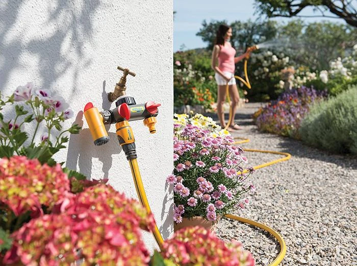 Hozelock FlowMax 2 Way Tap Connector - 2250 2 Hozelock FlowMax 2 Way Tap Connector - 2250 - Image 2