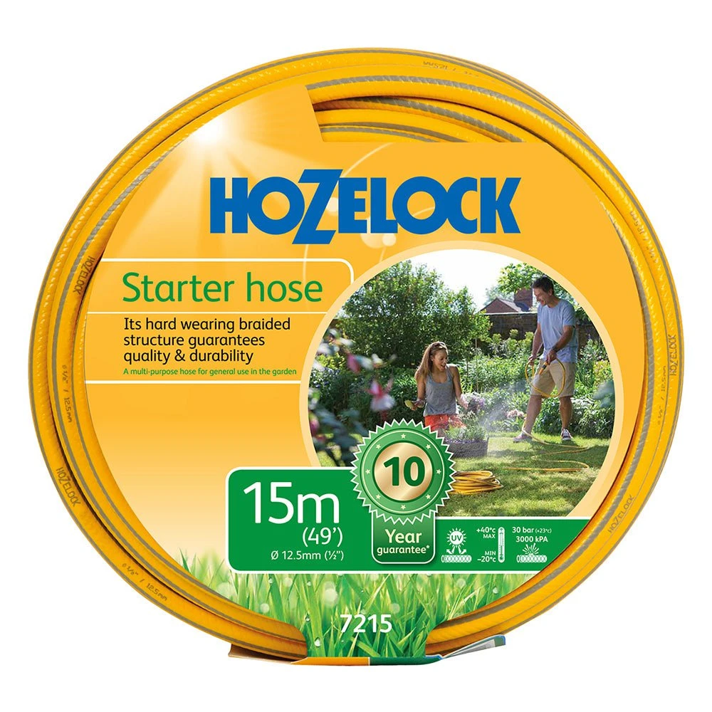 Hozelock Starter 15m Hose - 7215 1 Hozelock Starter 15m Hose - 7215