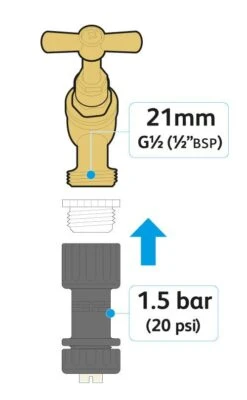 Hozelock Universal Pressure Reducer - 7022 -Hozelock hozelock micro irrigation connectors hozelock universal pressure reducer 7022 15976319941