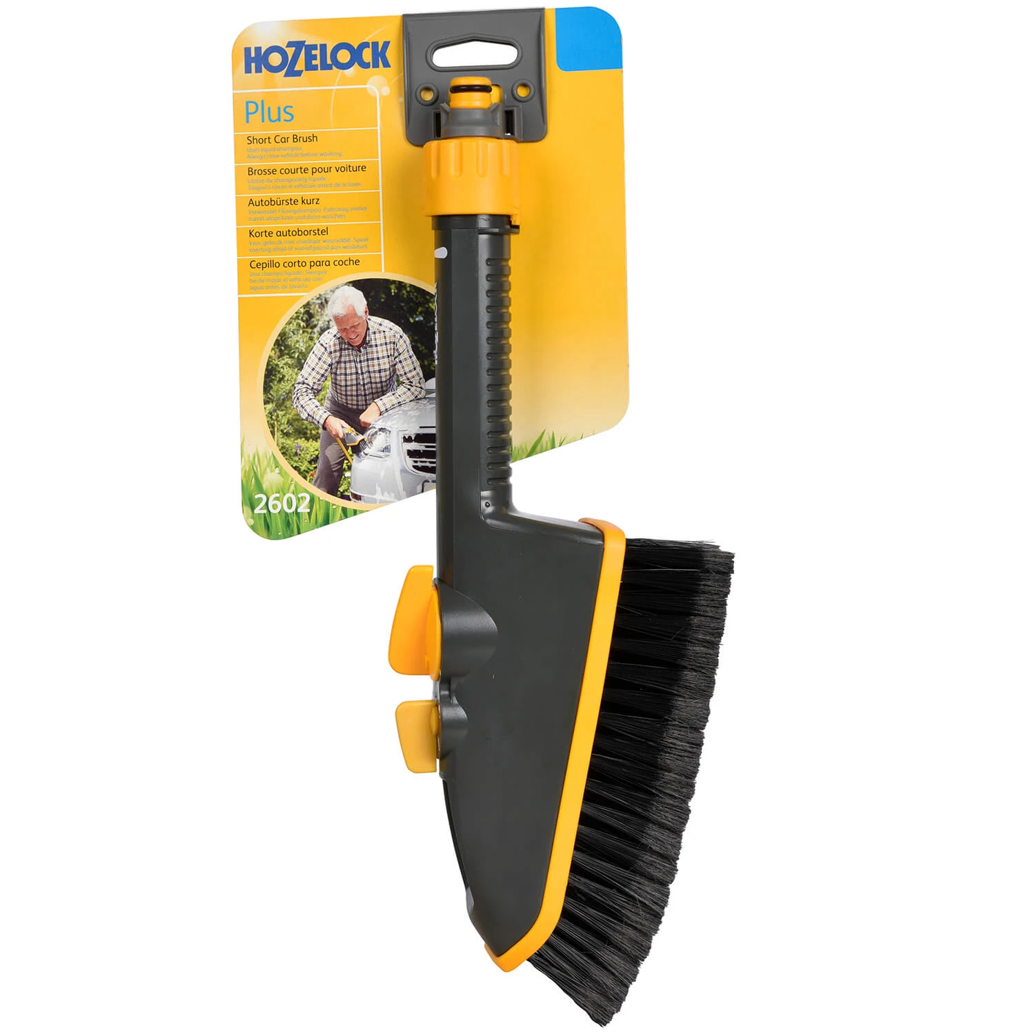 Hozelock Short Car Brush Plus - 2602 2 Hozelock Short Car Brush Plus - 2602 - Image 2